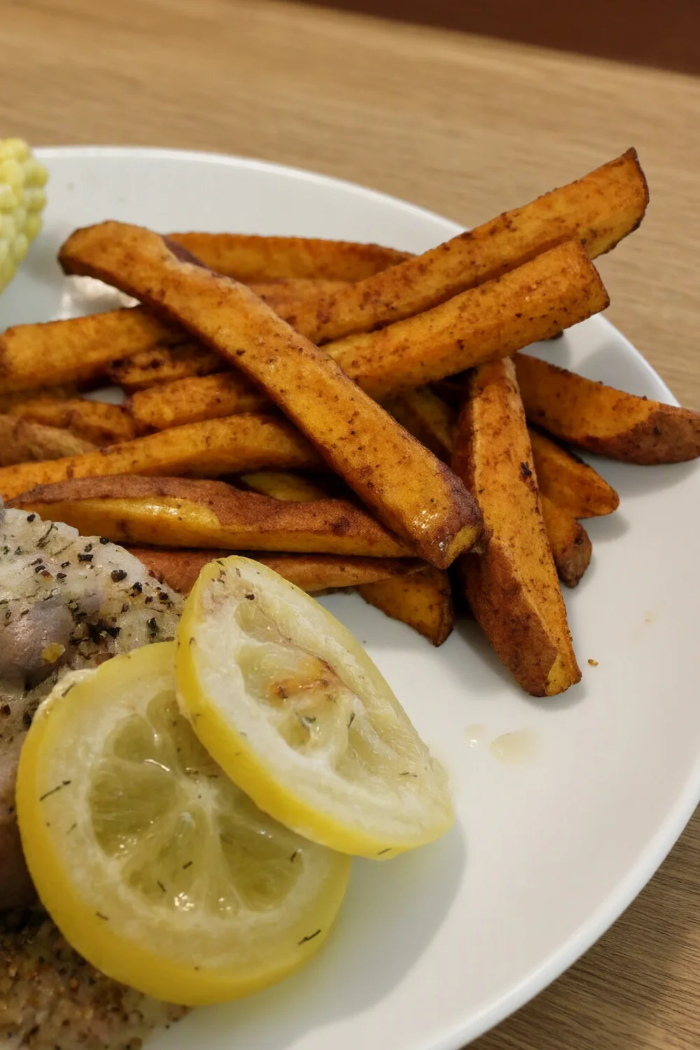 30-Minute Seasoned Sweet Potato / Yam Fries (Baked Not Fried) — a vegan Lunch/Snacks recipe