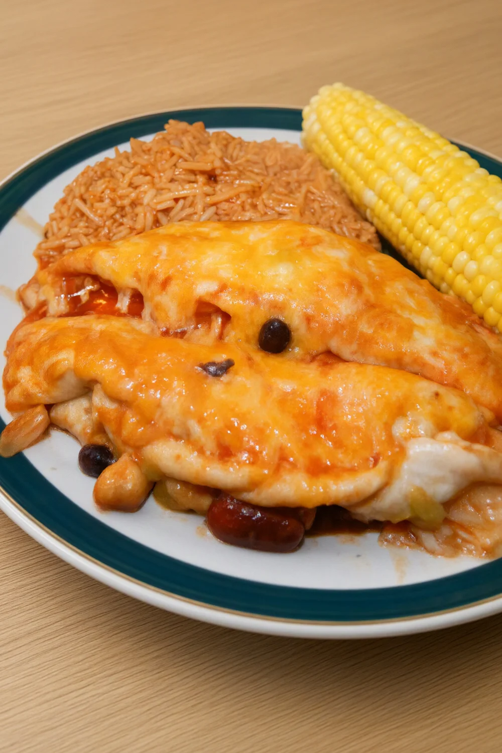 4 Bean Enchiladas — One Dish Meal recipe