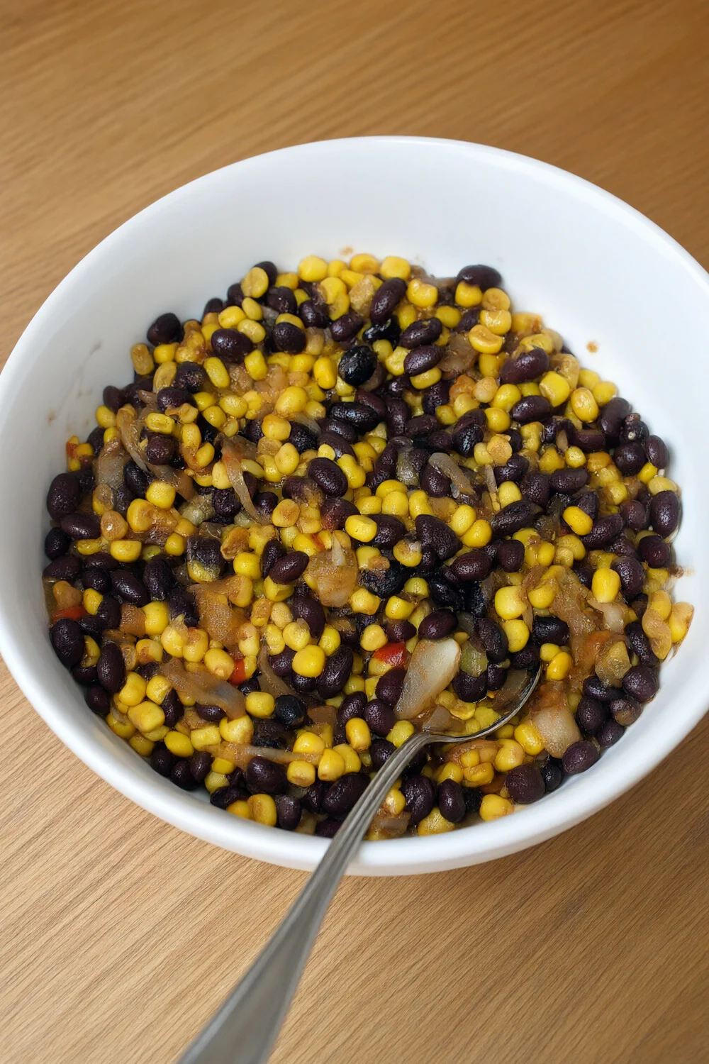 A Side of Black Beans and Corn — Black Beans recipe