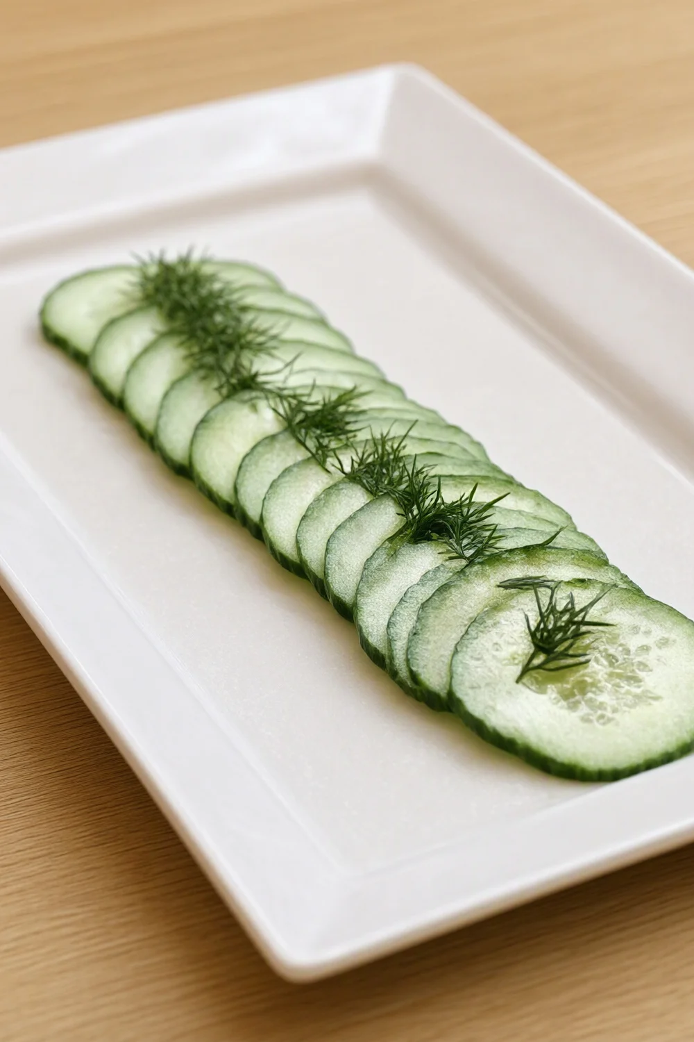 A Very Easy Cucumber and Fresh Dill Salad — Vegetable recipe