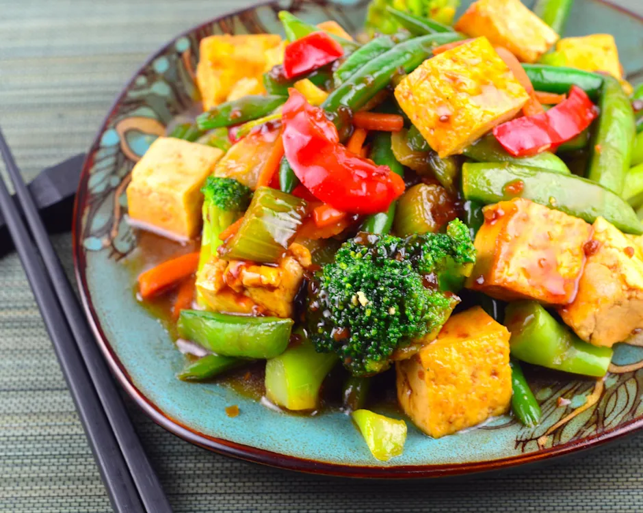 Acadia's Tofu Stir Fry