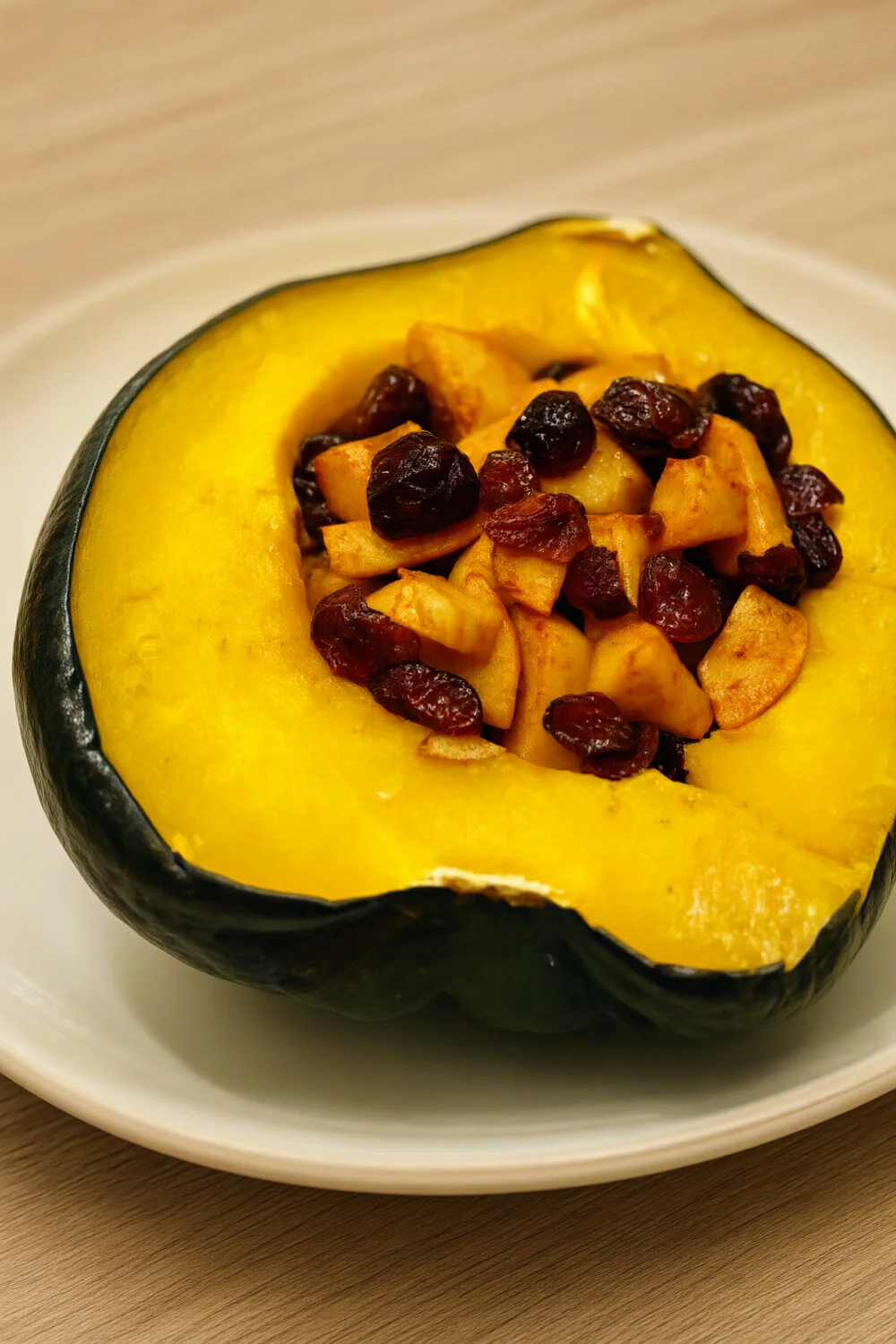 Acorn Squash With Cranberry Apple Stuffing — Low Protein recipe