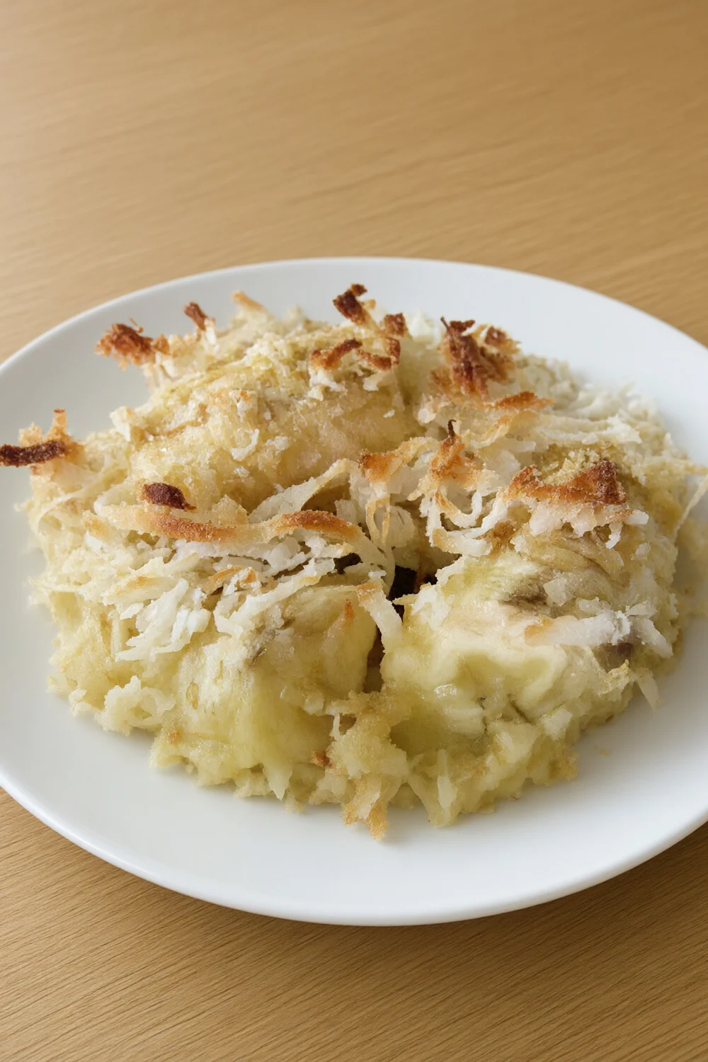 African Banana Coconut Bake — Breakfast recipe
