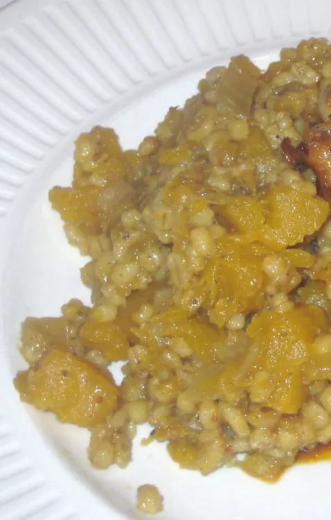 African Pearl Barley Pumpkin Pot