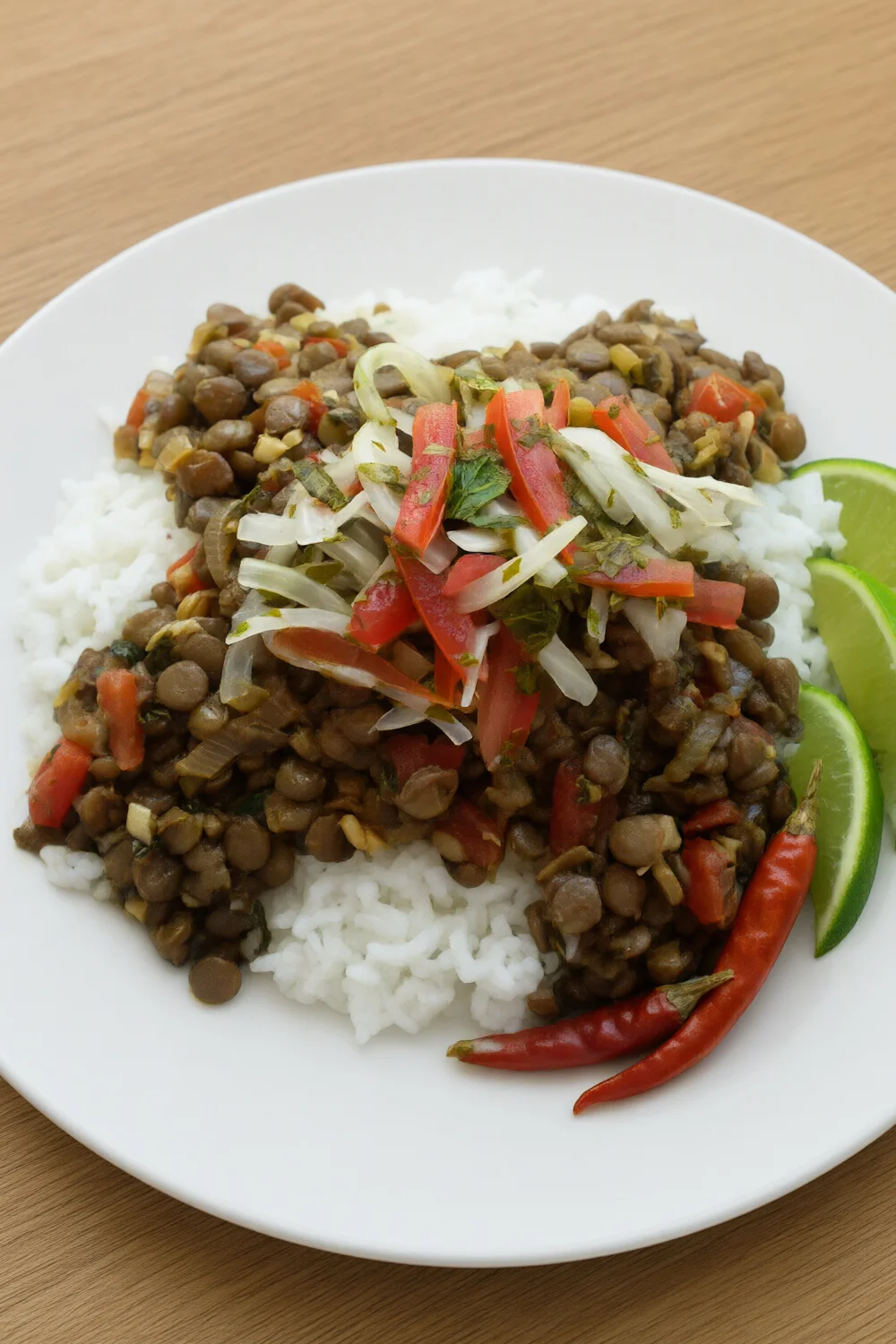 Aj&iacute; De Lentejas (Bolivian Spicy Lentil Stew) — Stew recipe