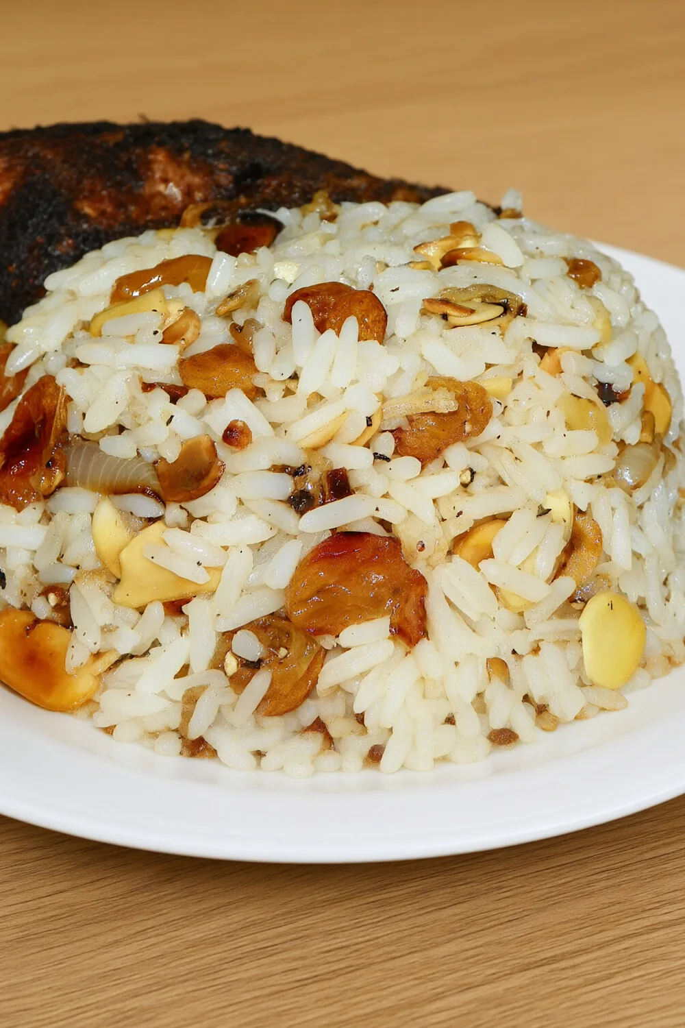 Almond and Raisin Pilaf — Long Grain Rice recipe