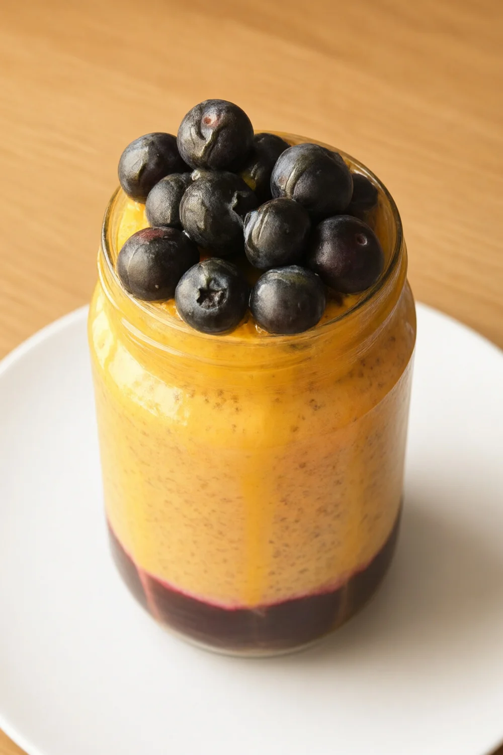Almond Butter & Jelly Chia Pudding — Dessert recipe