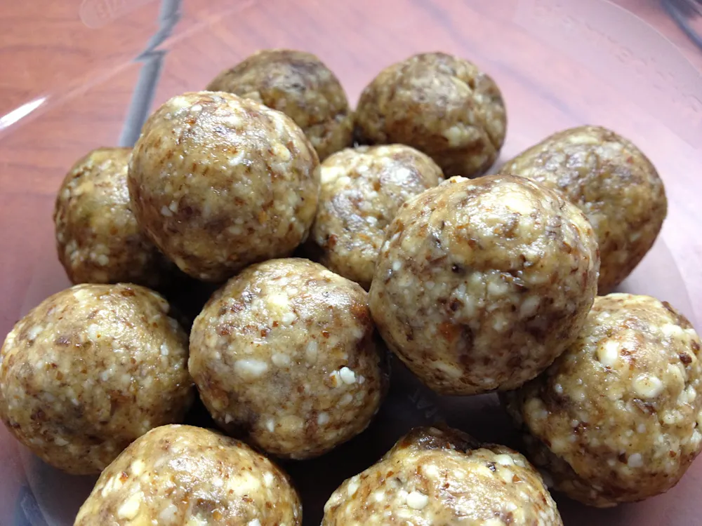 Almond Tahini Date Balls