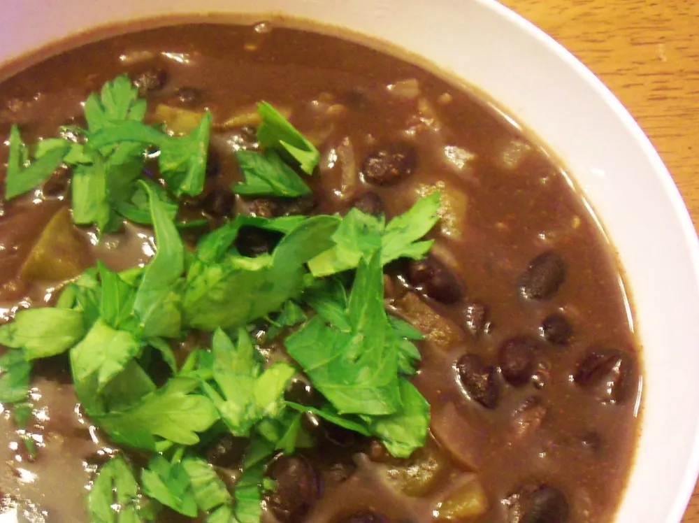 Almost Instant Black Bean Chili