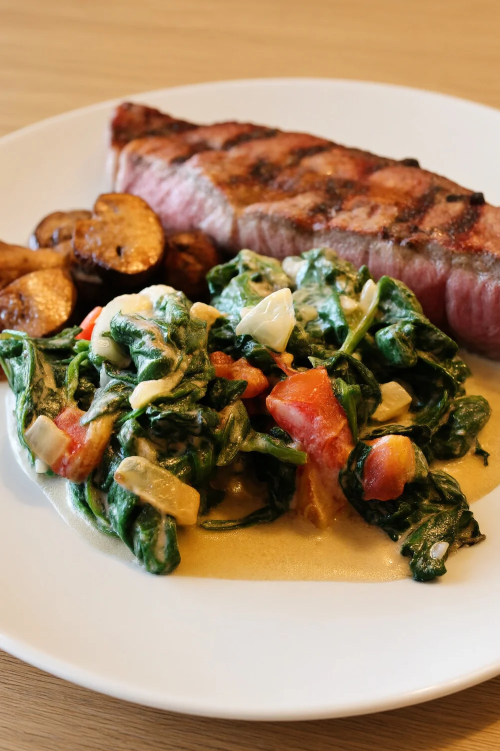 Amaranth Leaves Spinach in Coconut Milk — Spinach recipe