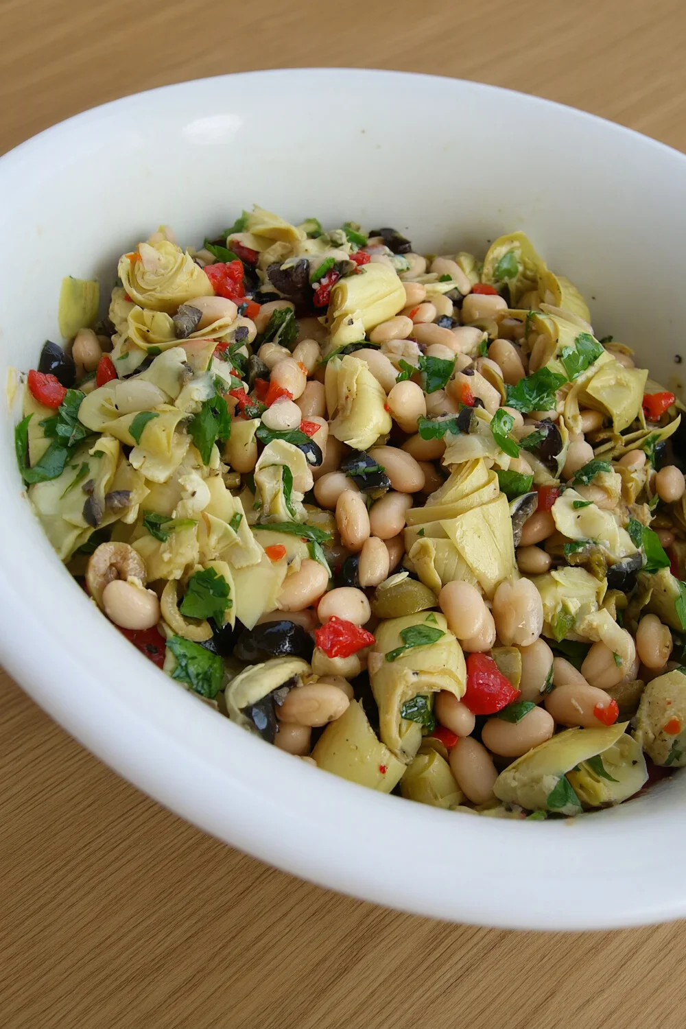 Antipasto-Style White Bean Salad — Peppers recipe
