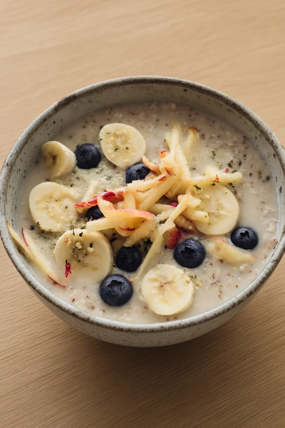 Apple, Banana, Blueberry Overnight Oats — Oatmeal recipe