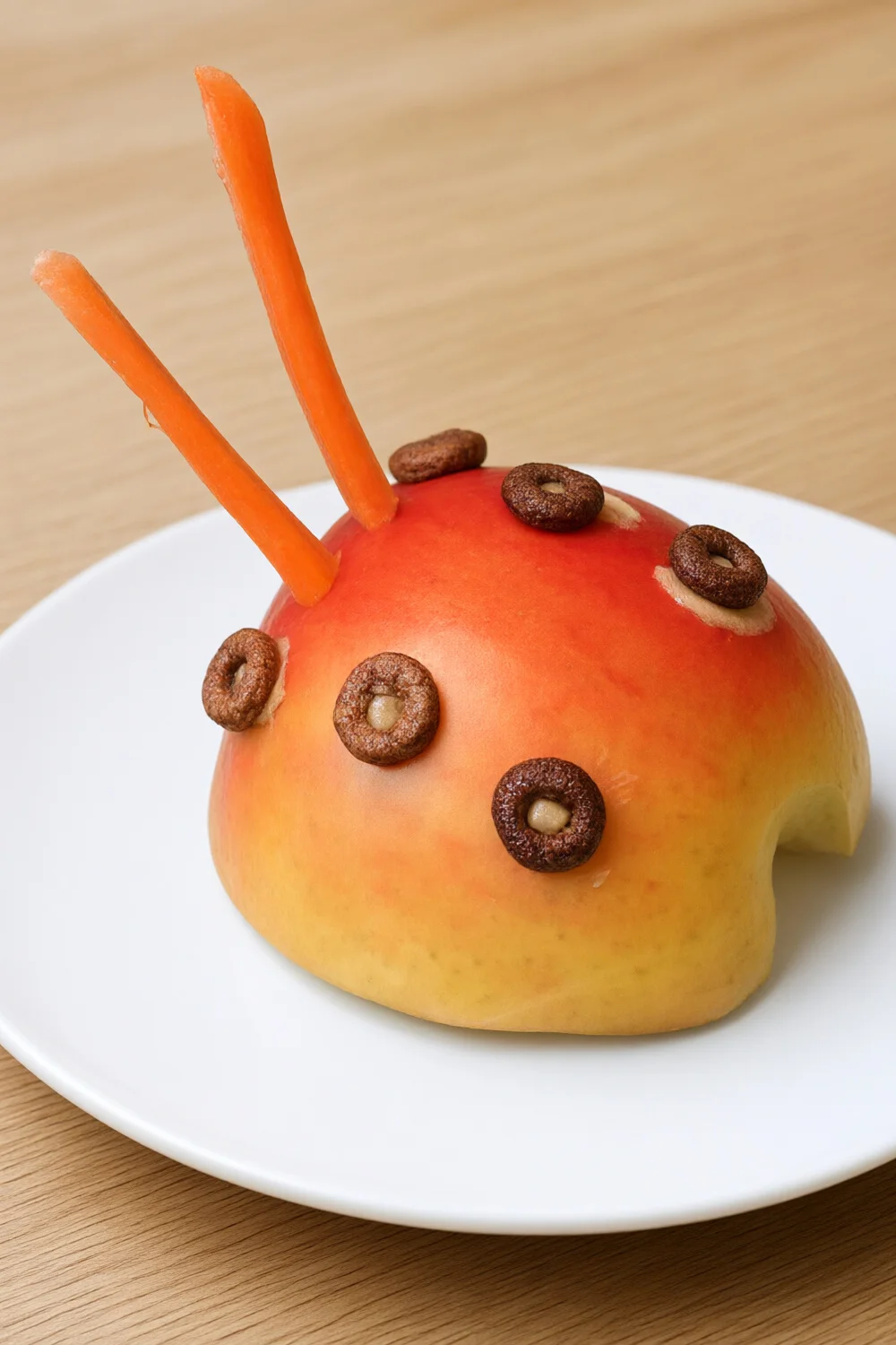 Apple Ladybug Treats — a vegan Lunch/Snacks recipe