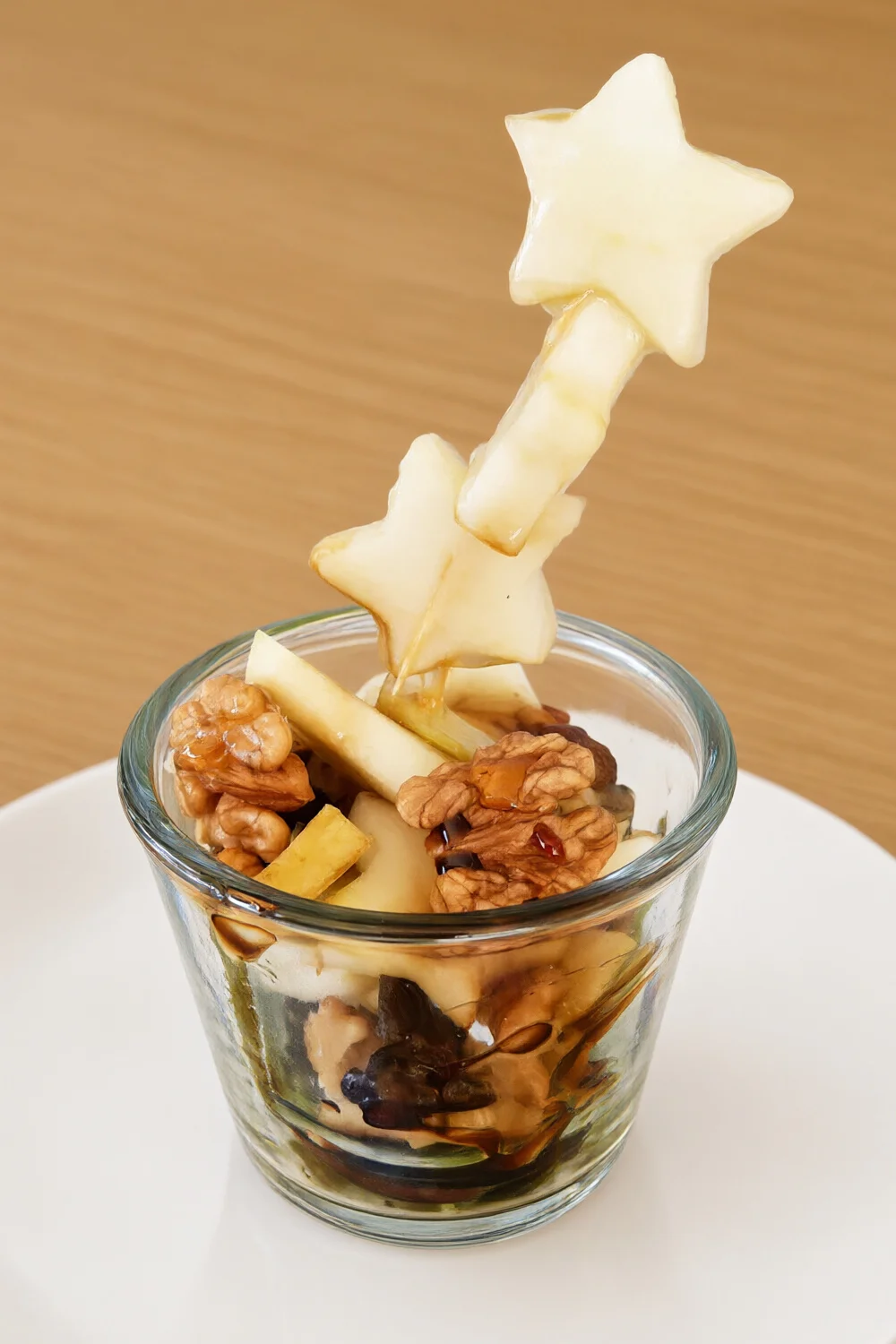 Apple Salad With Pomegranate Molasses — a vegan Dessert recipe