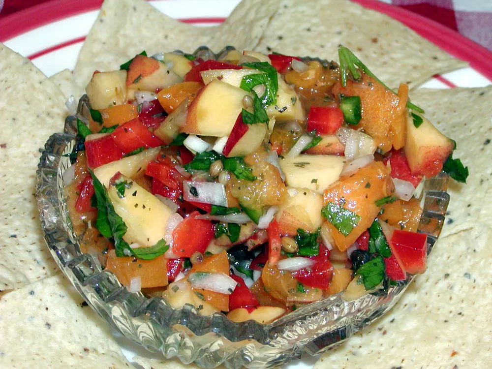 Apricot and Nectarine Salsa