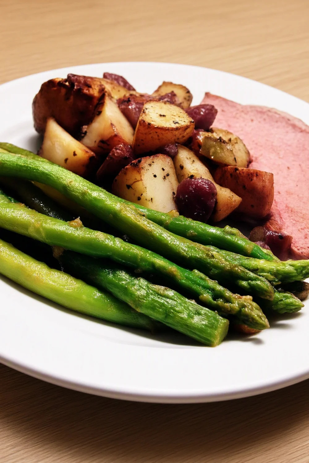 Apricot-Glazed Roasted Asparagus (Low Fat) — a vegan Vegetable recipe