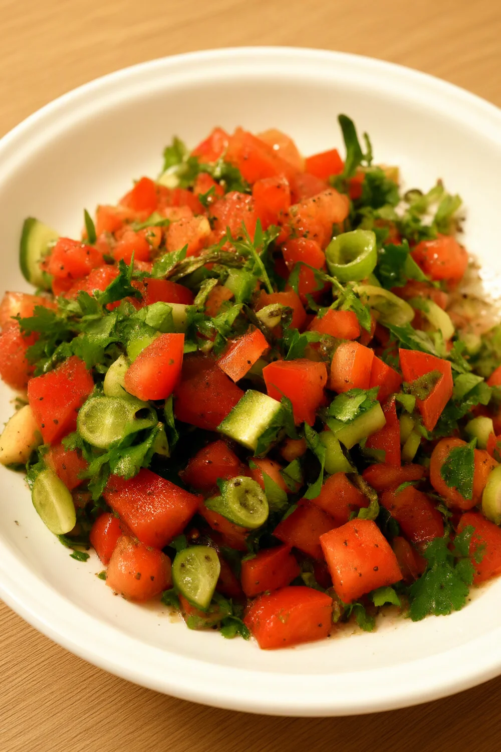 Armenian Tomato and Herb Salad — Salad Dressings recipe