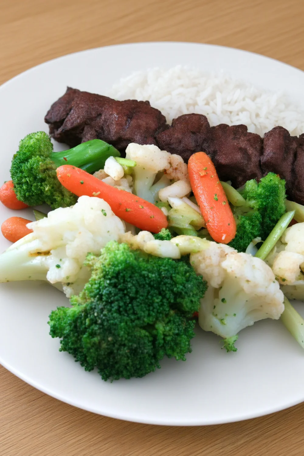 Aromatic Broccoli and Cauliflower Salad — a vegan Cauliflower recipe