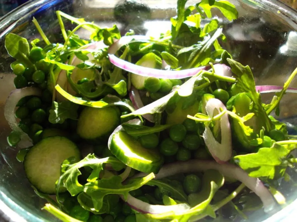 Arugula and Pea Salad