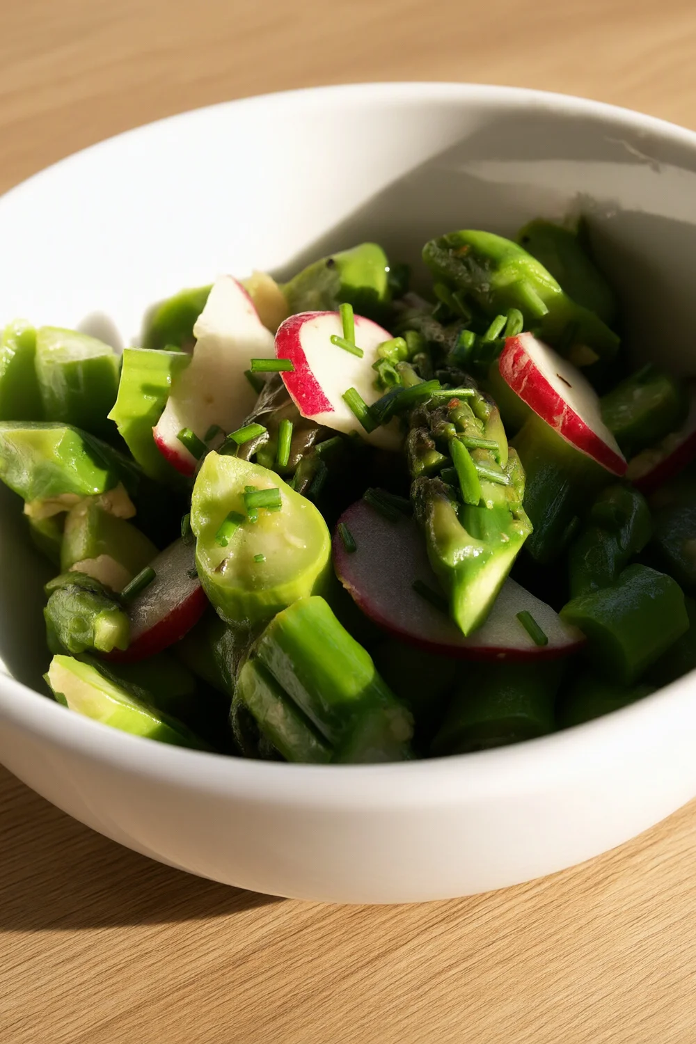 Asian Asparagus and Radish Salad — Vegetable recipe