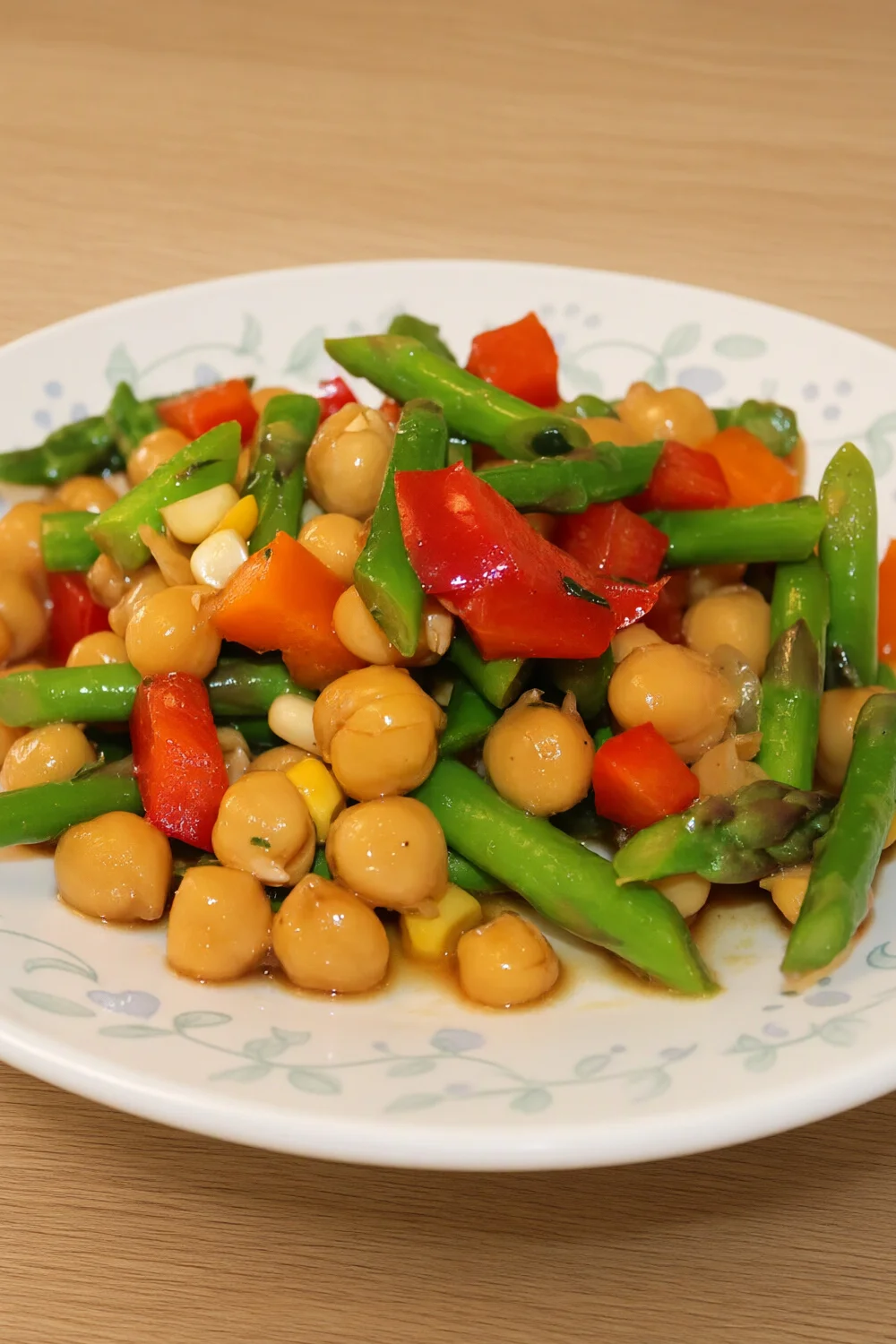 Asparagus Chickpea Salad — Beans recipe