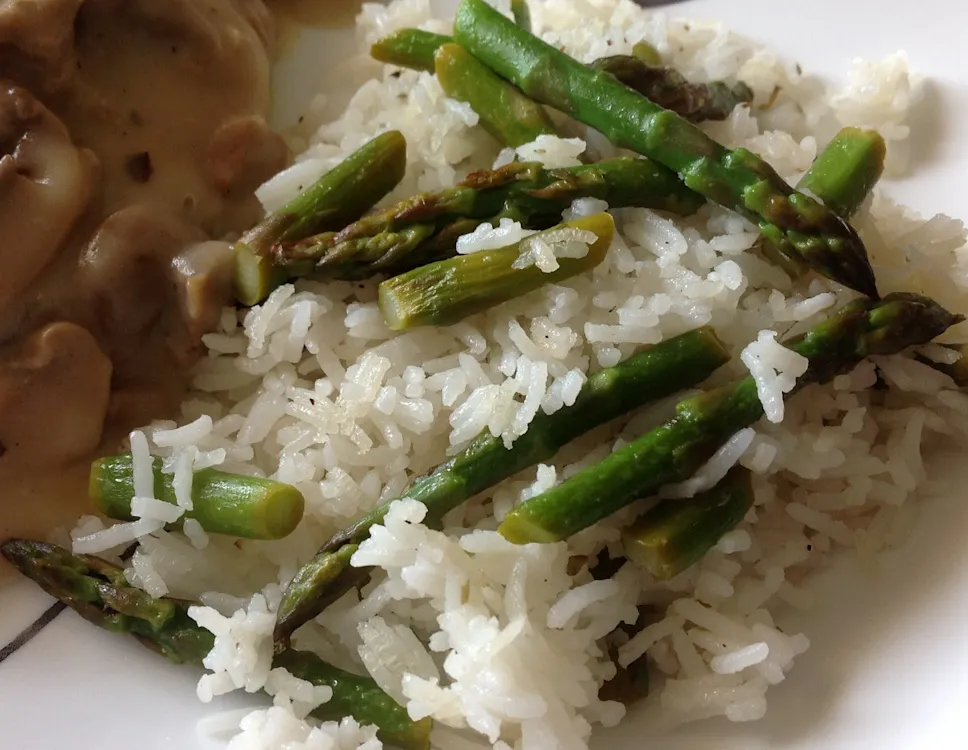 Asparagus Pilaf Rice