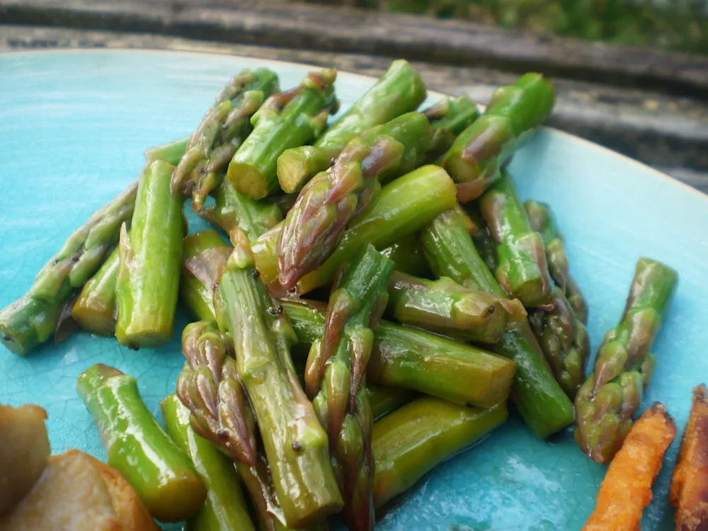 Asparagus Salad With Honey Poppy Seed Vinaigrette