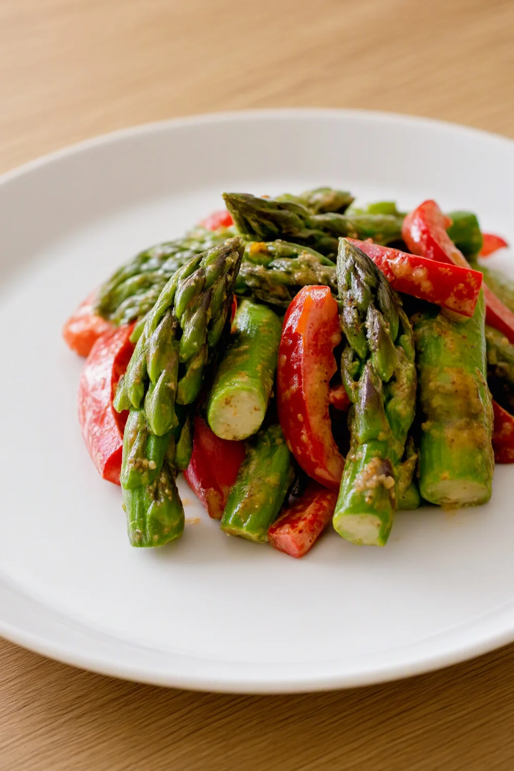 Asparagus With Almond Butter Sauce — Vegetable recipe