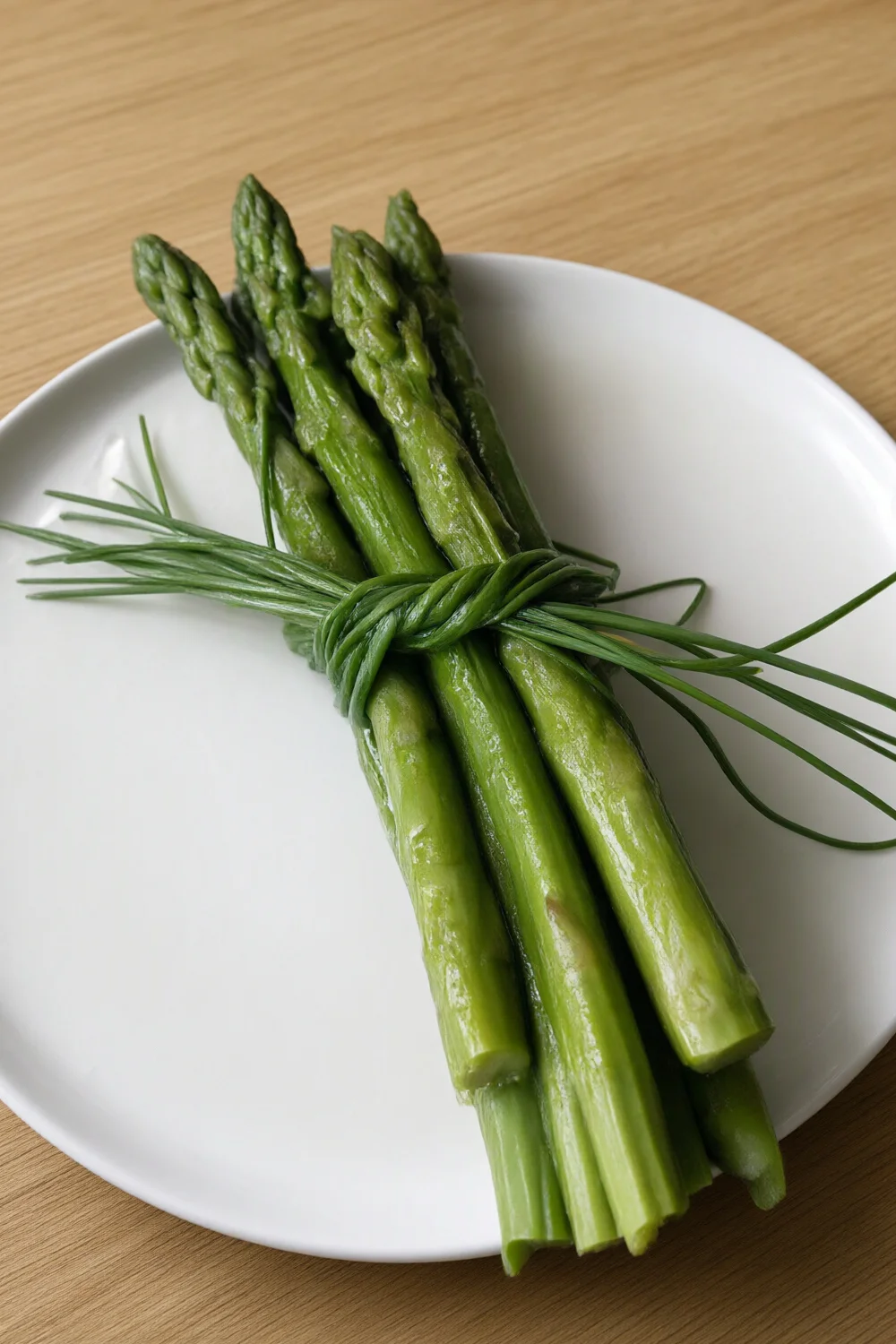 Asparagus With Truffle Oil Vinaigrette — Vegetable recipe