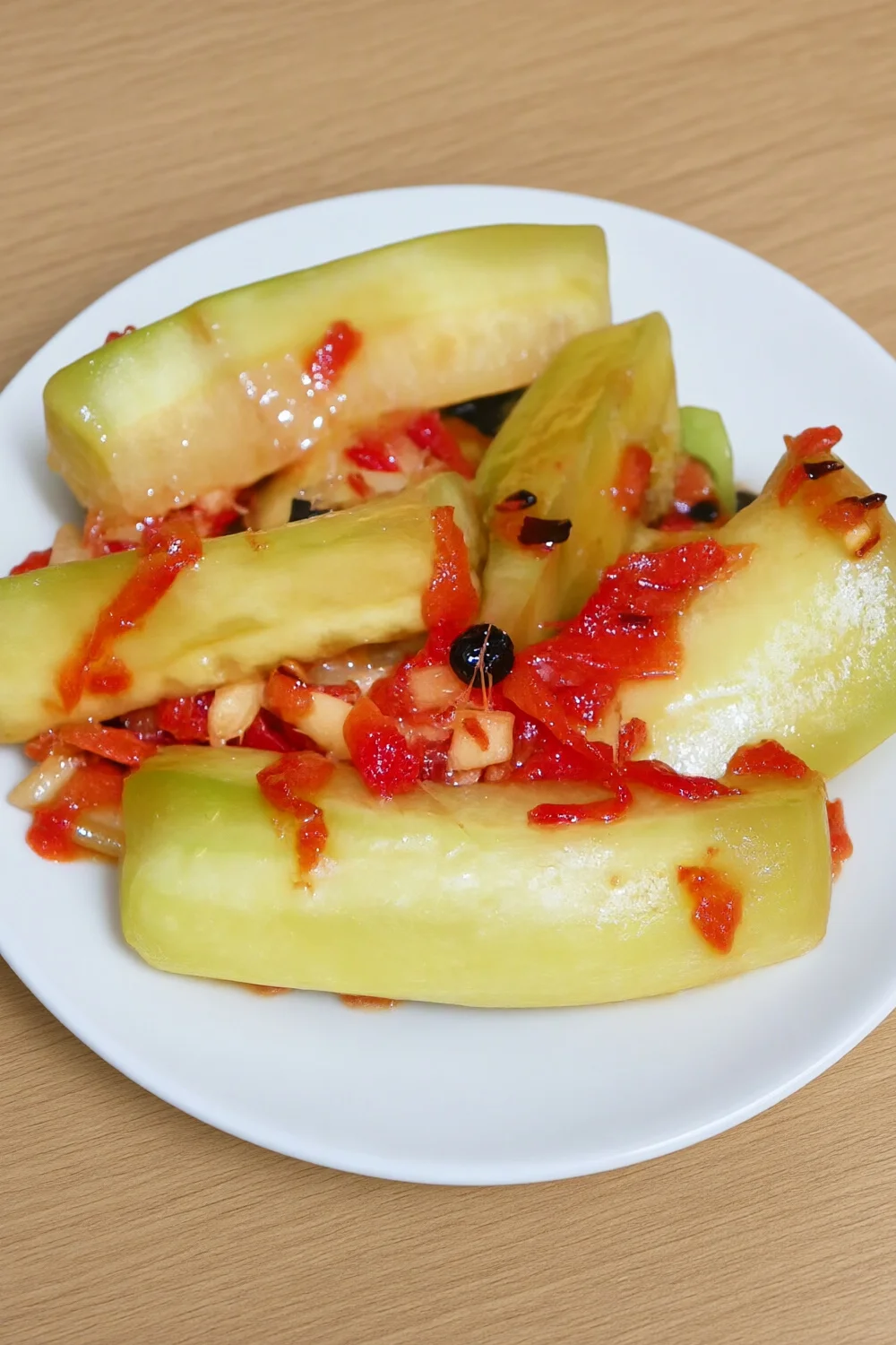 Atjar Ketimun (Cucumbers in Turmeric) — Vegetable recipe