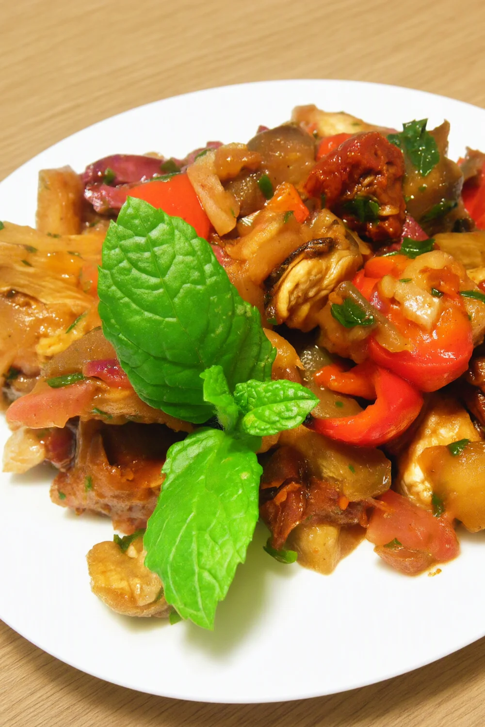 Aubergine Salad — Vegetable recipe