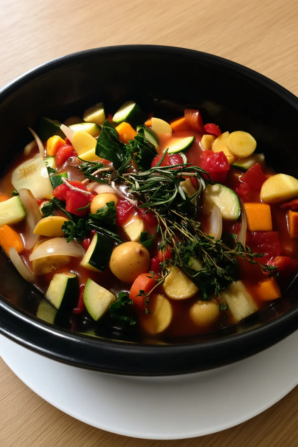 Autumn Harvest Minestrone With Bone Broth (Vegan Option Availabl — Vegetable recipe