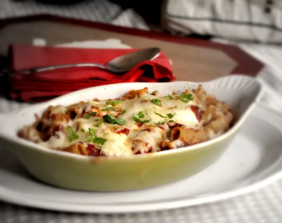 Baked Ziti With Mini Meatballs — Dinner & Mains recipe