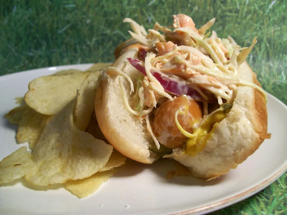 Cole Slaw on Hot Dogs — Sauces & Condiments recipe