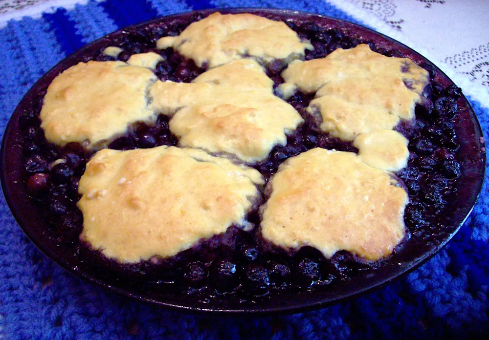 My Blueberry Cobbler — Desserts recipe