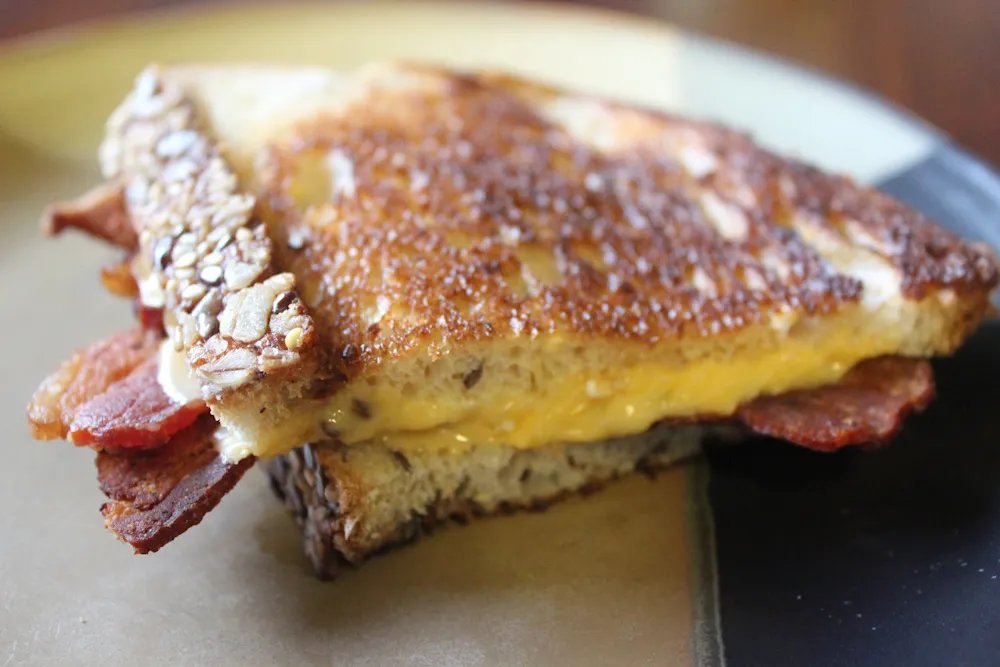 Grilled Cheese and Bacon Sandwich — Dinner & Mains recipe