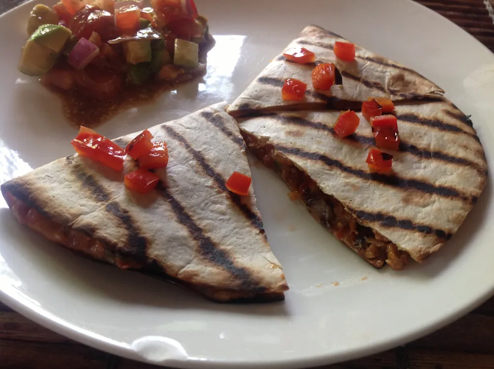 Grilled Black Bean Burger Quesadillas — Dinner & Mains recipe