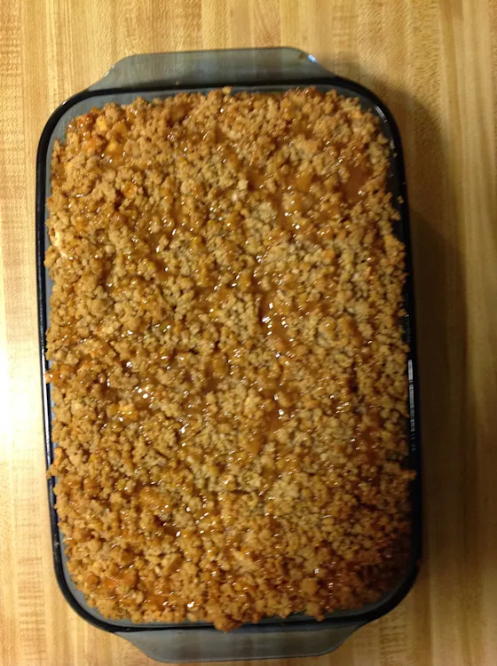 Caramel Apple Cheesecake Bars — Desserts recipe