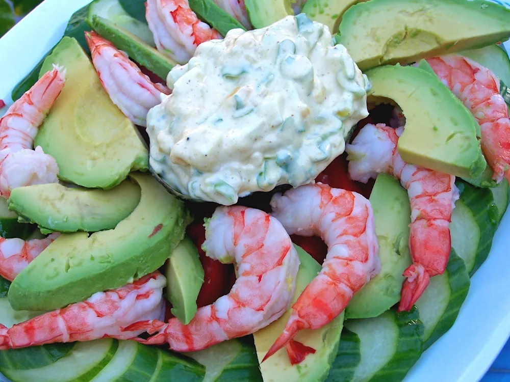 Chilled Shrimp and Avocado Salad — Salads recipe