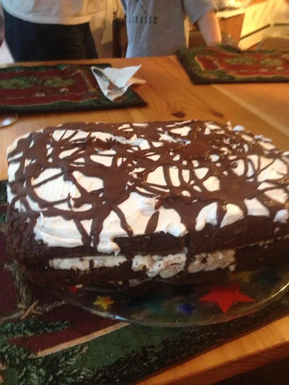 Chocolate Toffee Crunch Ice Cream Cake — Desserts recipe