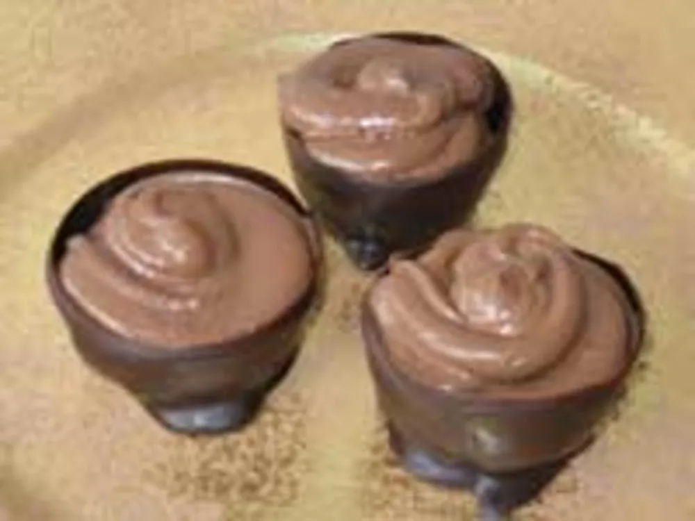 Chocolate Cups With Decadent Chocolate Mousse — Desserts recipe