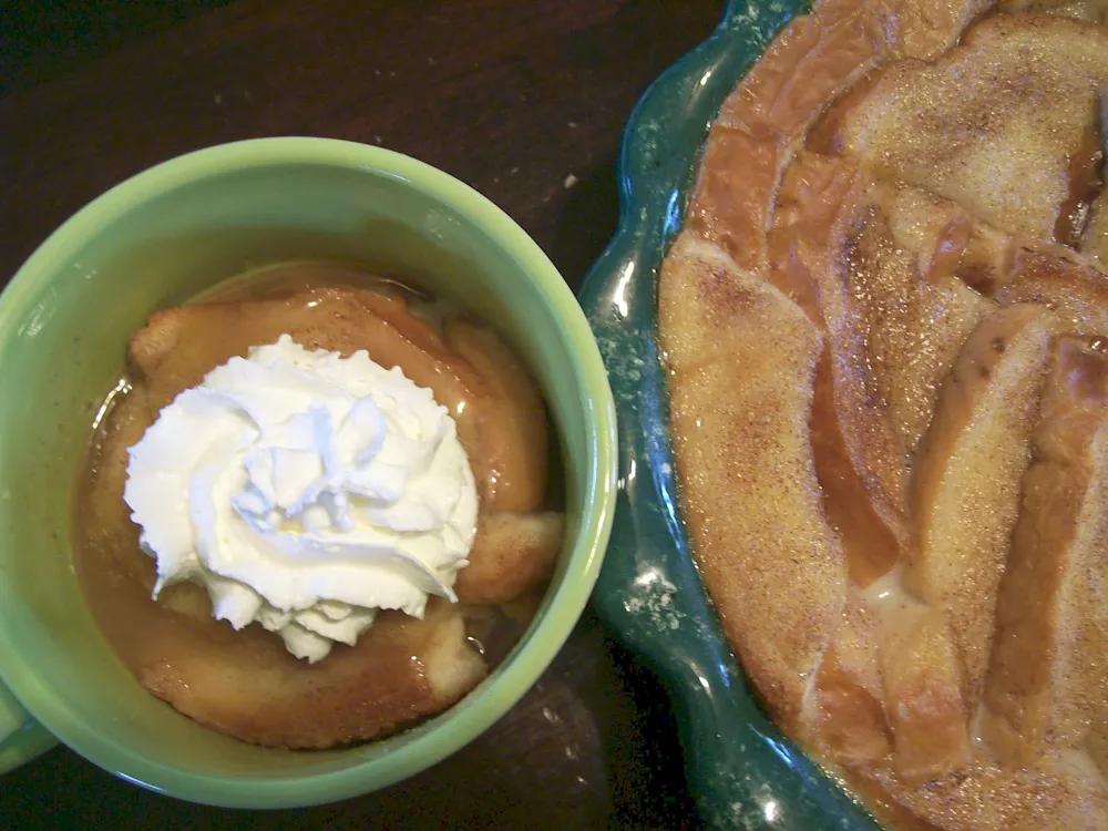 Cinnamon Toast Pudding With Caramel Sauce — Desserts recipe