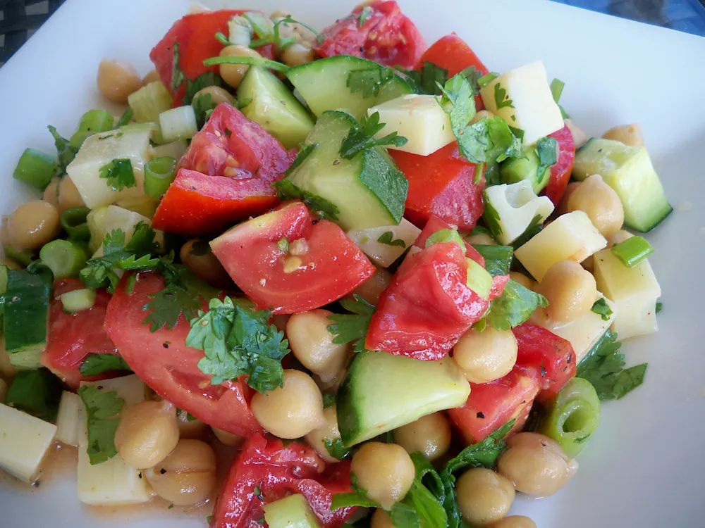 Tomato Chickpea Salad — Salads recipe