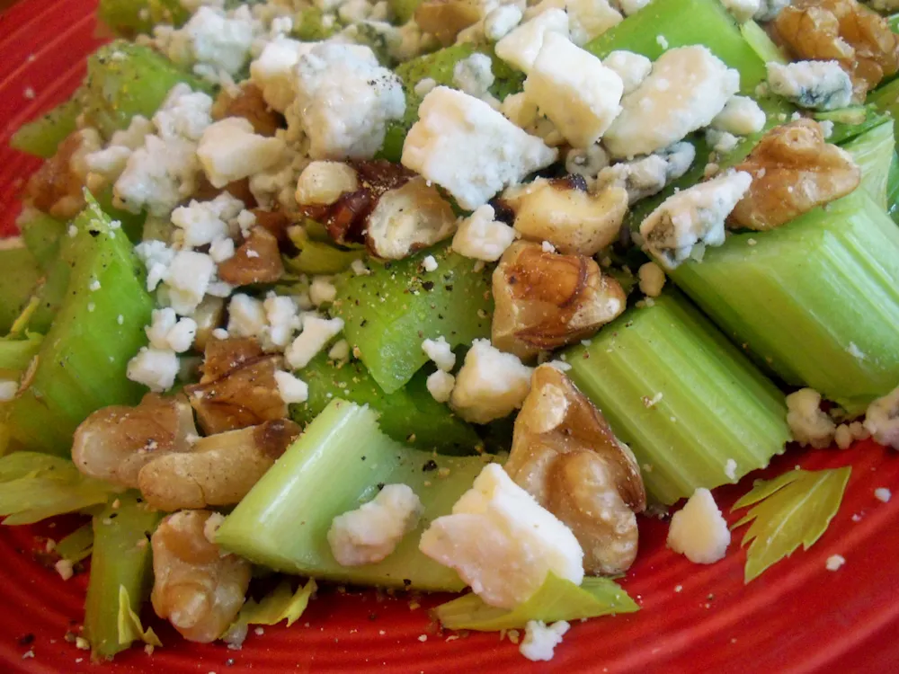 Celery Salad With Walnuts and Blue Cheese — Salads recipe