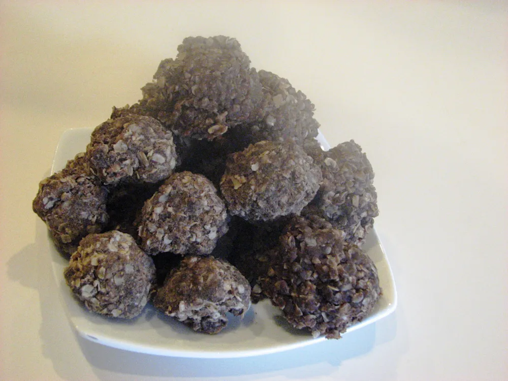 Peanut Butter in My Chocolate No-Bake Cookies — Desserts recipe