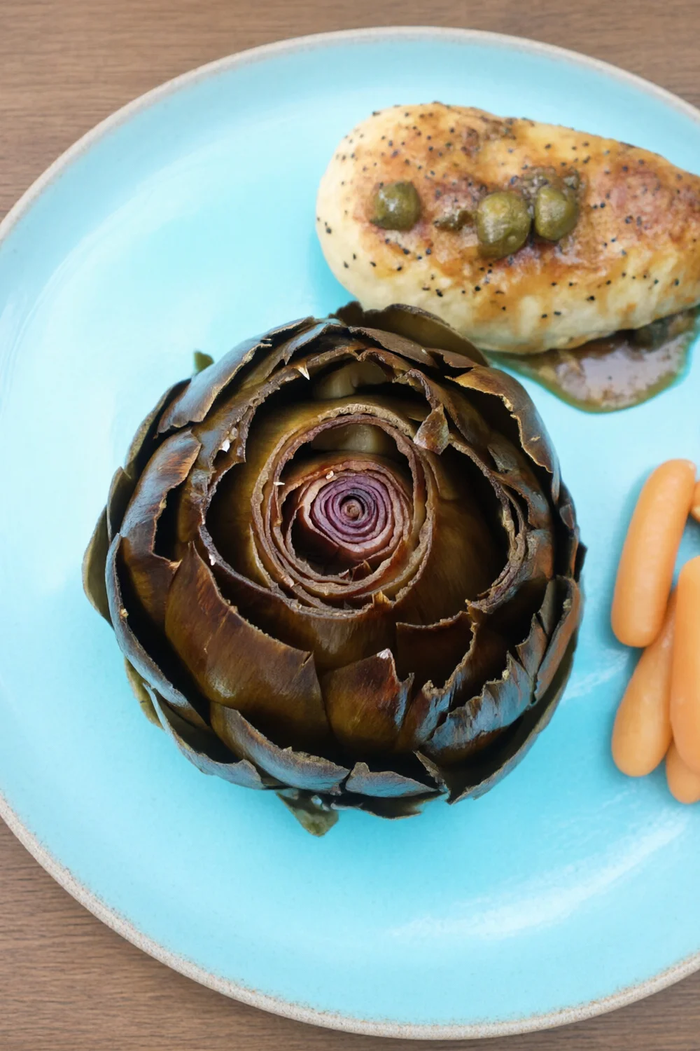 "no Fuss" Easy Baked Artichokes — Artichoke recipe