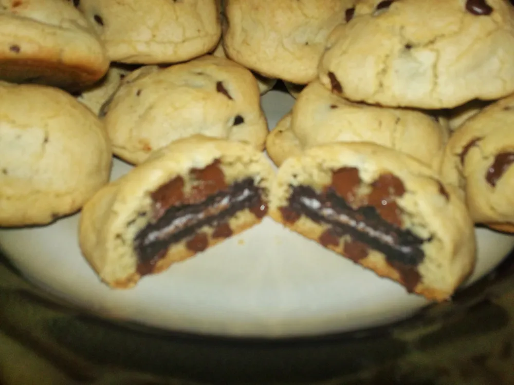 Oreo Stuffed Chocolate Chip Cookies — Desserts recipe