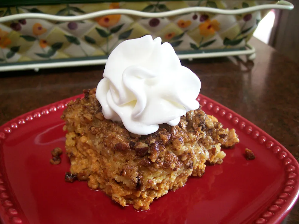 Pumpkin Pecan Dump Cake — Desserts recipe