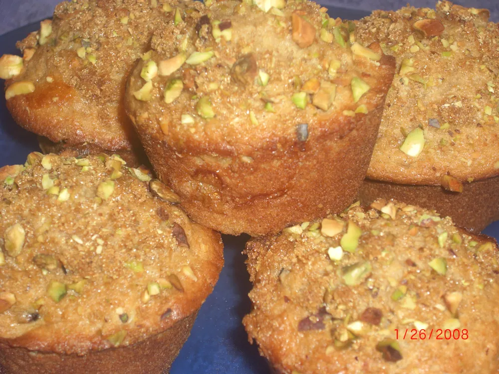 Pistachio Crunch Muffins — Quick Breads recipe