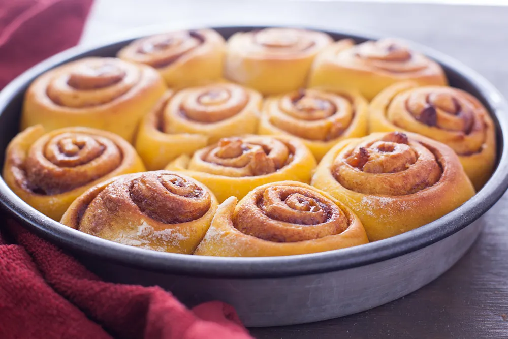 Pumpkin Cinnamon Rolls — Breads & Bakes recipe